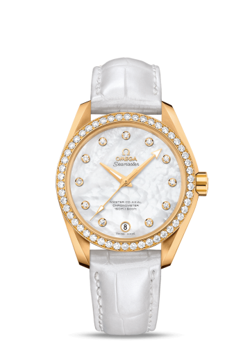 Omega Seamaster Aqua Terra 150M Master Co-Axial 38.5 Yellow Gold / Diamond / MOP